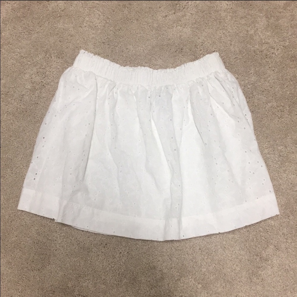 C&C California White Eyelet Skirt - Picture 3 of 5